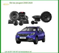 Nâng Cấp Âm Thanh Peugeot 2008 2020 - Trung Tâm Độ Loa Ô Tô Uy Tín TPHCM