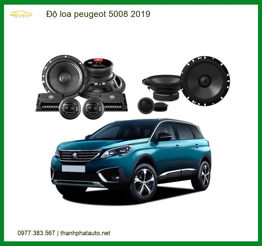 Độ Loa Peugeot 5008 2019 - Địa Chỉ Nâng Cấp Loa Chính Hãng Uy Tín TPHCM