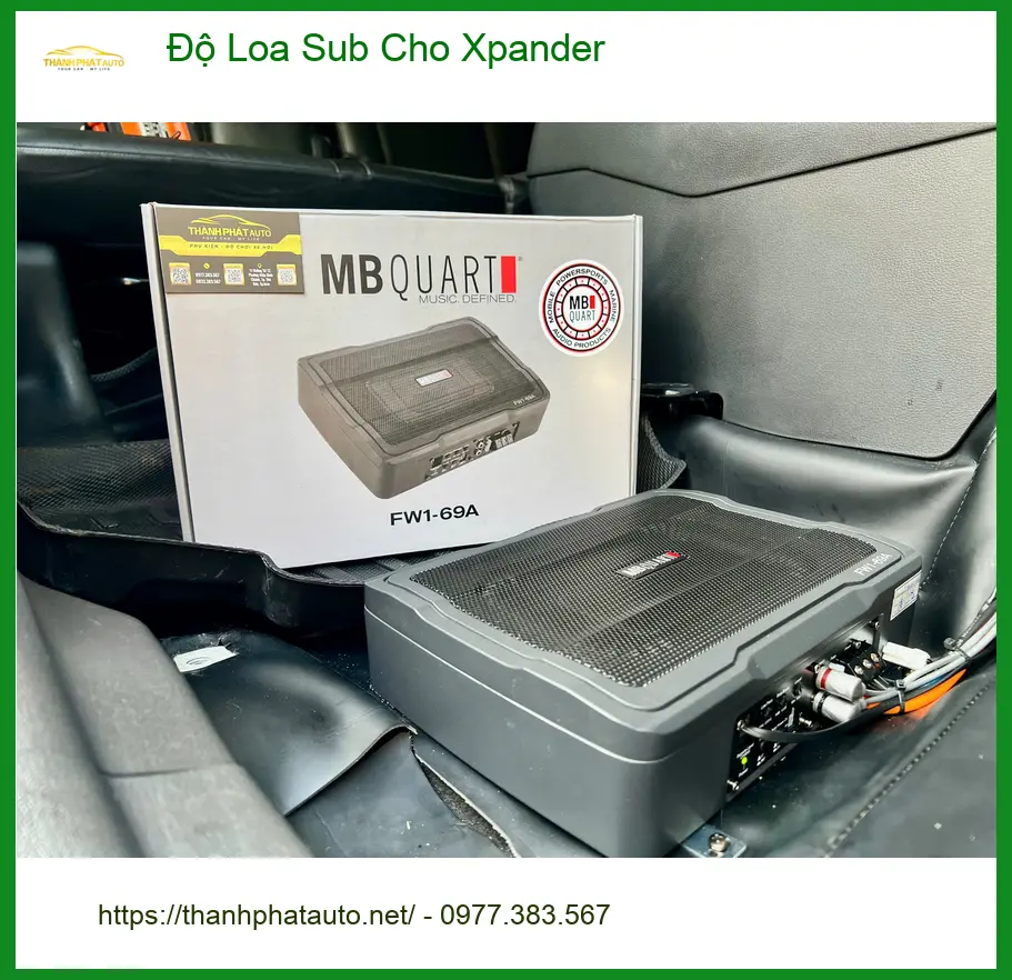 Chú Cường độ loa sub cho Xpander tại Thủ Đức vì muốn âm thanh trầm ấm hơn ảnh thực tế 3