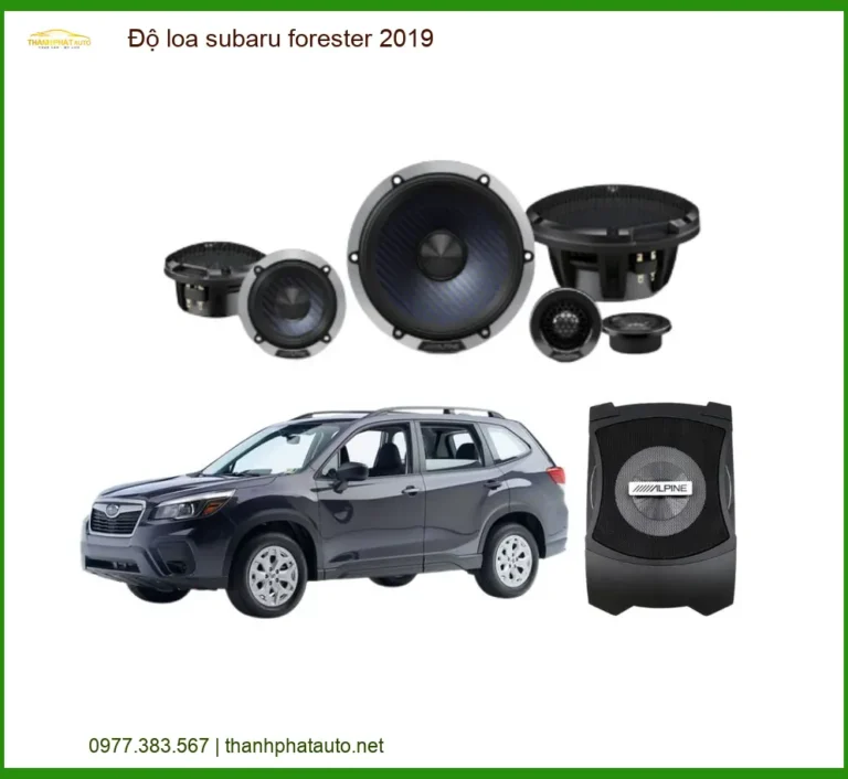 Độ Loa Sub Gầm Ghế Subaru Forester 2019 - Trung Tâm Nâng Cấp Loa Uy Tín TPHCM