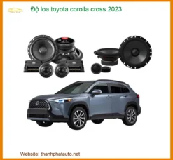 Độ Loa Toyota Corolla Cross 2023 - Trung Tâm Độ Uy Tín TPHCM