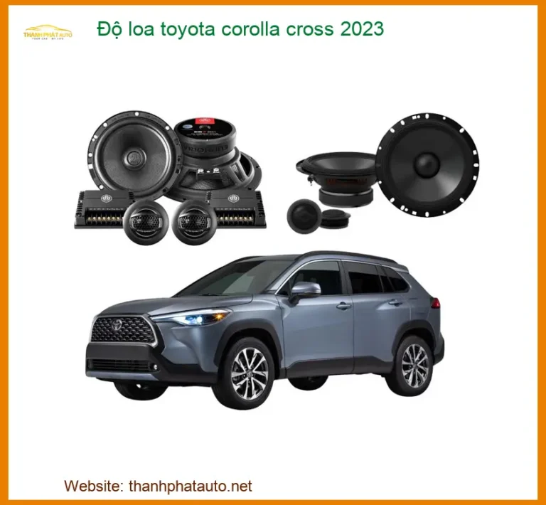 Độ Loa Toyota Corolla Cross 2023 - Trung Tâm Độ Uy Tín TPHCM
