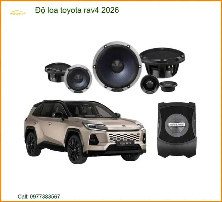 Độ Loa Toyota Rav4 2026 - Trung Tâm Nâng Cấp Âm Thanh Uy Tín TPHCM