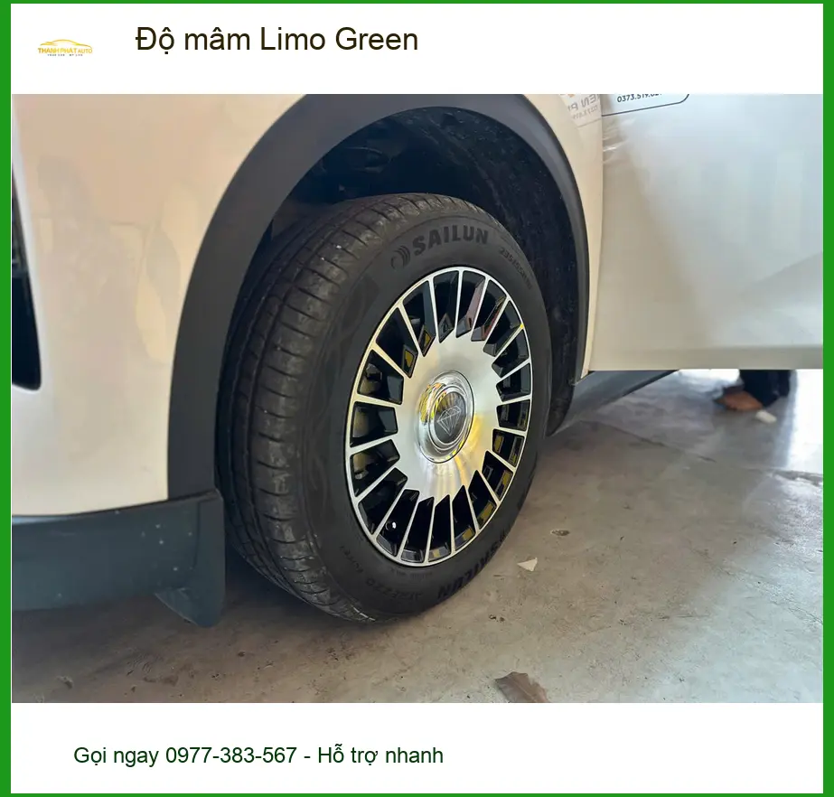 Anh Quang độ mâm Limo Green cho VinFast Lux A2.0 tại Quận 5
