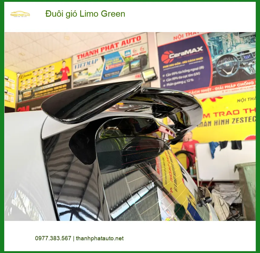 Chị Thảo lắp đuôi gió Limo Green cho Hyundai Creta tại Cần Giờ ảnh thực tế 2