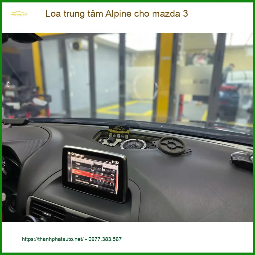 Anh Duy lắp Loa trung tâm Alpine cho Mazda 3 tại Củ Chi nâng tầm âm thanh ảnh thực tế 4