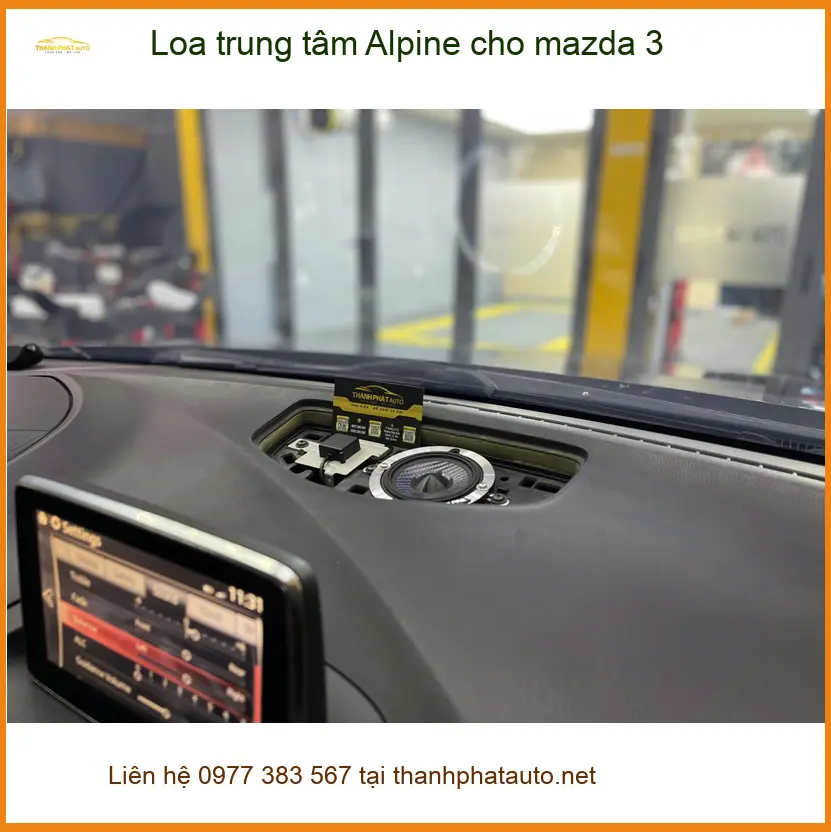 Anh Duy lắp Loa trung tâm Alpine cho Mazda 3 tại Củ Chi nâng tầm âm thanh ảnh thực tế 5