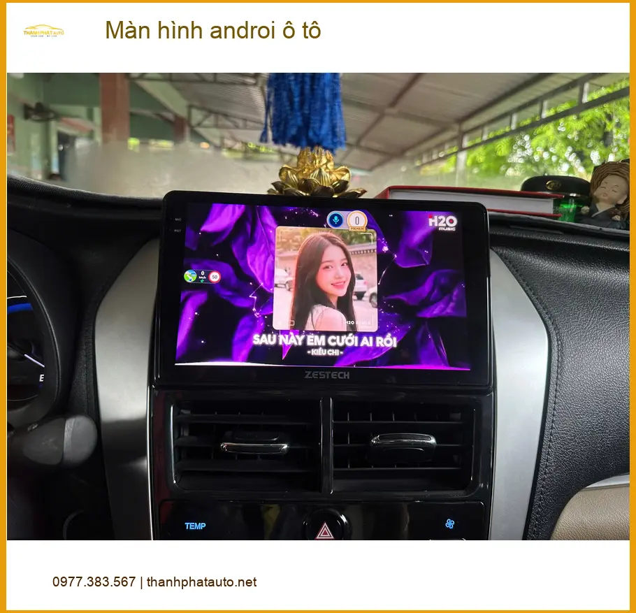 Chú Minh nâng cấp màn hình Android ô tô cho Honda CR-V ở Quận Tân Bình