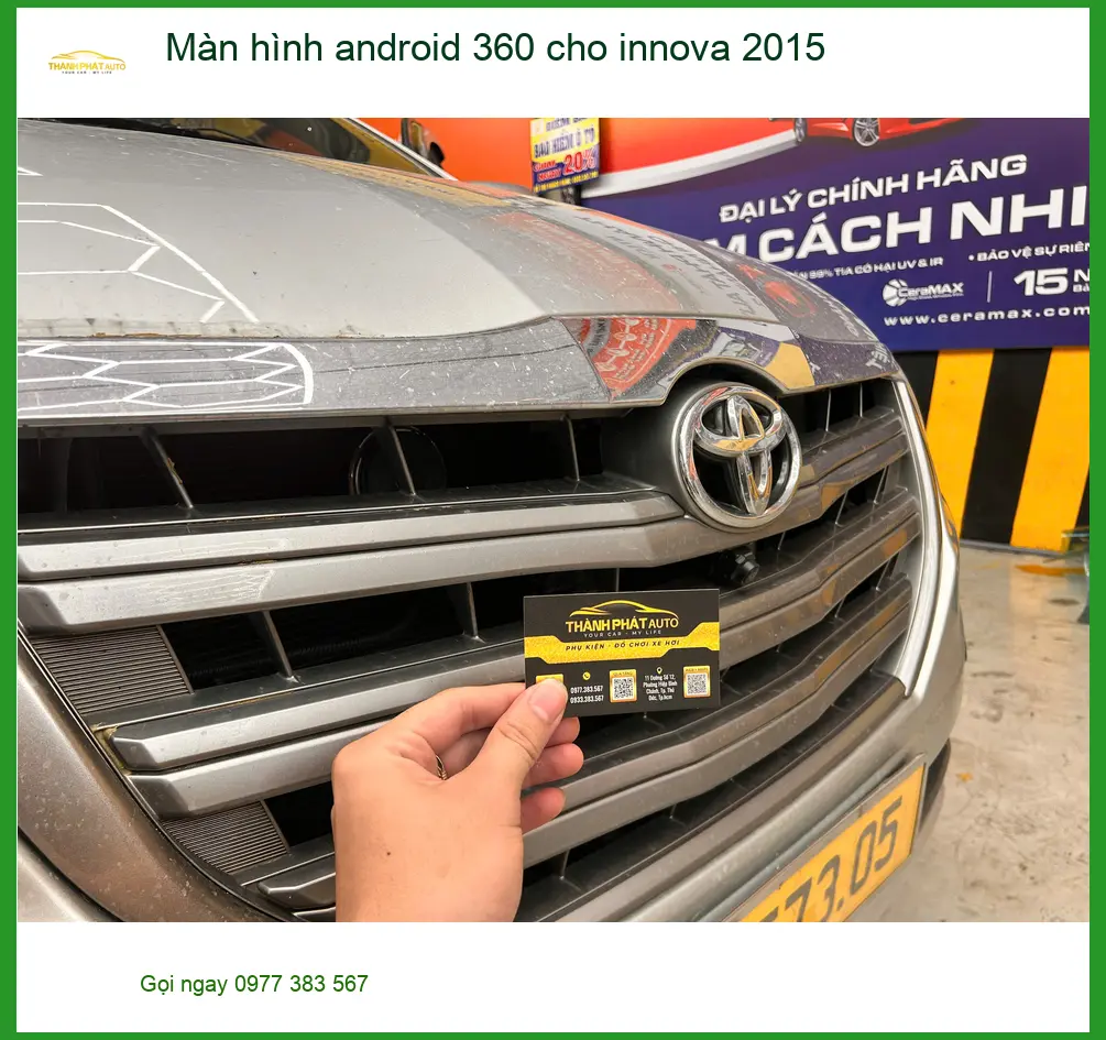 Anh Hưng lắp màn hình Android 360 Innova 2015 Quận 1 vì màn zin quá cũ