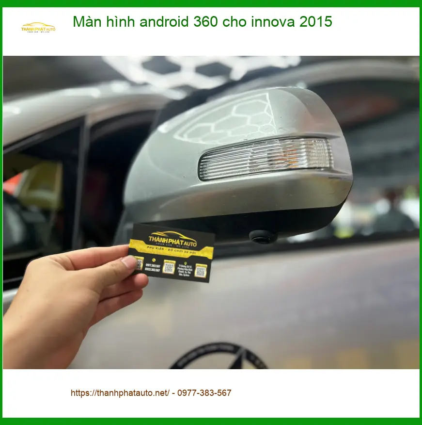 Anh Hưng lắp màn hình Android 360 Innova 2015 Quận 1 vì màn zin quá cũ ảnh thực tế 4