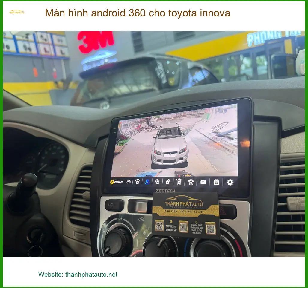 Anh Quang lắp Màn hình Android 360 cho Innova ở Quận 1 nâng tầm xế hộp
