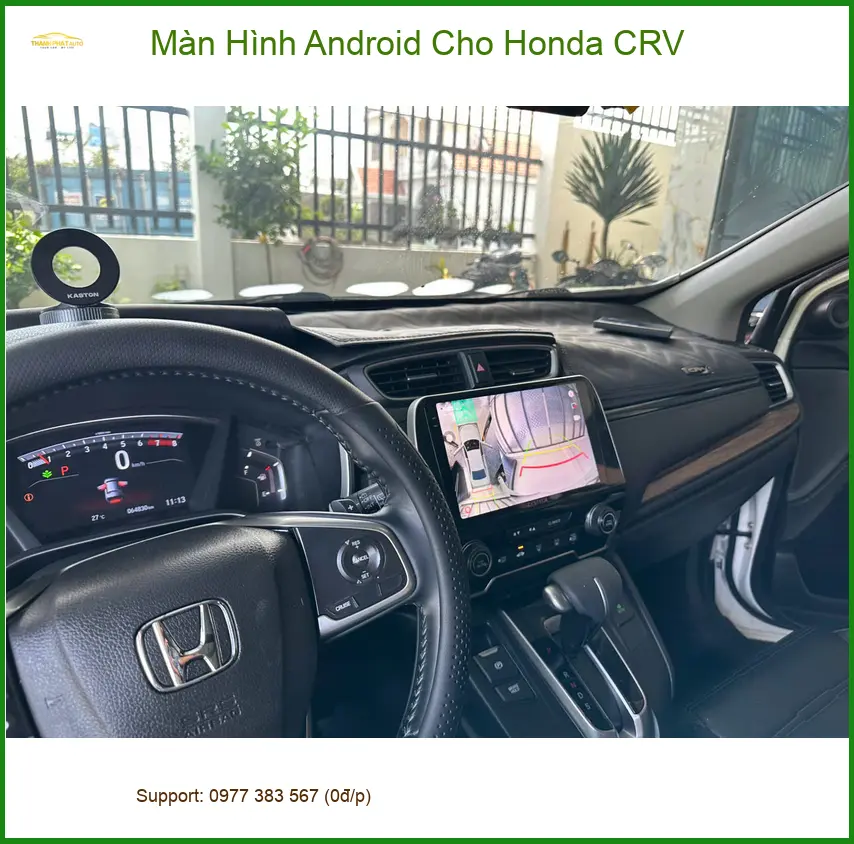 Anh Khải lắp Màn Hình Android cho Honda CRV Quận 12, cải thiện trải nghiệm lái ảnh thực tế 2