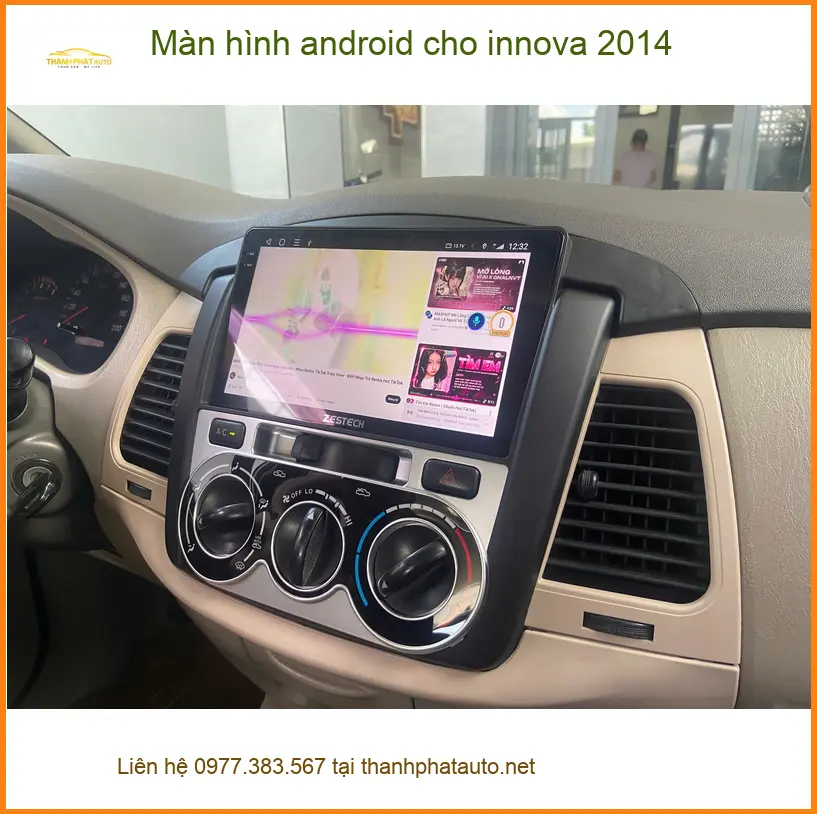 Anh Minh lắp màn hình Android Innova 2014 tại Tân Phú, nâng tầm giải trí ảnh thực tế 2