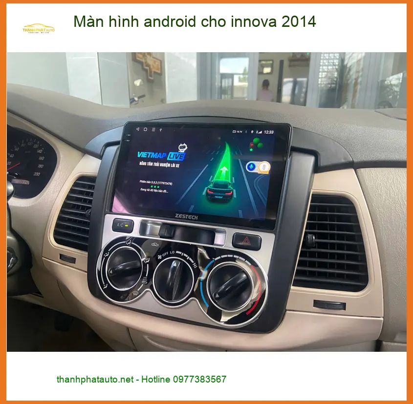 Anh Minh lắp màn hình Android Innova 2014 tại Tân Phú, nâng tầm giải trí ảnh thực tế 3