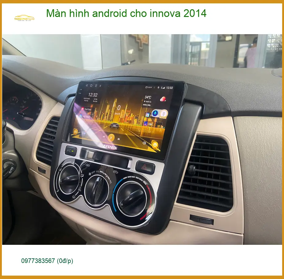 Anh Minh lắp màn hình Android Innova 2014 tại Tân Phú, nâng tầm giải trí ảnh thực tế 4