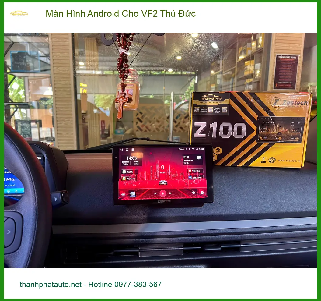 Anh Quang lắp Màn Hình Android cho VinFast VF2 tại Thủ Đức để trải nghiệm công nghệ mới ảnh thực tế 2