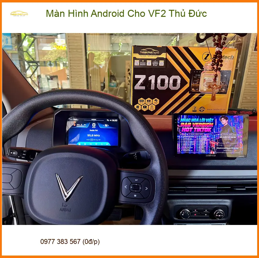 Anh Quang lắp Màn Hình Android cho VinFast VF2 tại Thủ Đức để trải nghiệm công nghệ mới ảnh thực tế 4