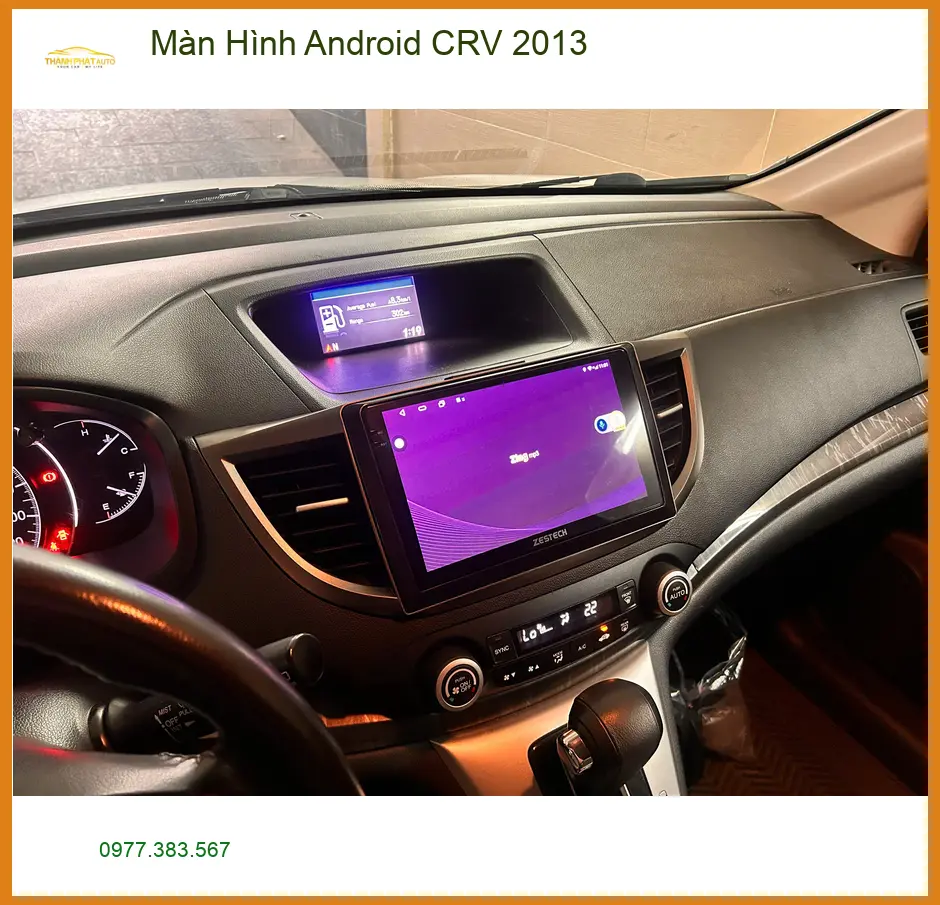 Anh Nhật Long lắp Màn Hình Android cho Honda CRV 2013 tại Quận 12