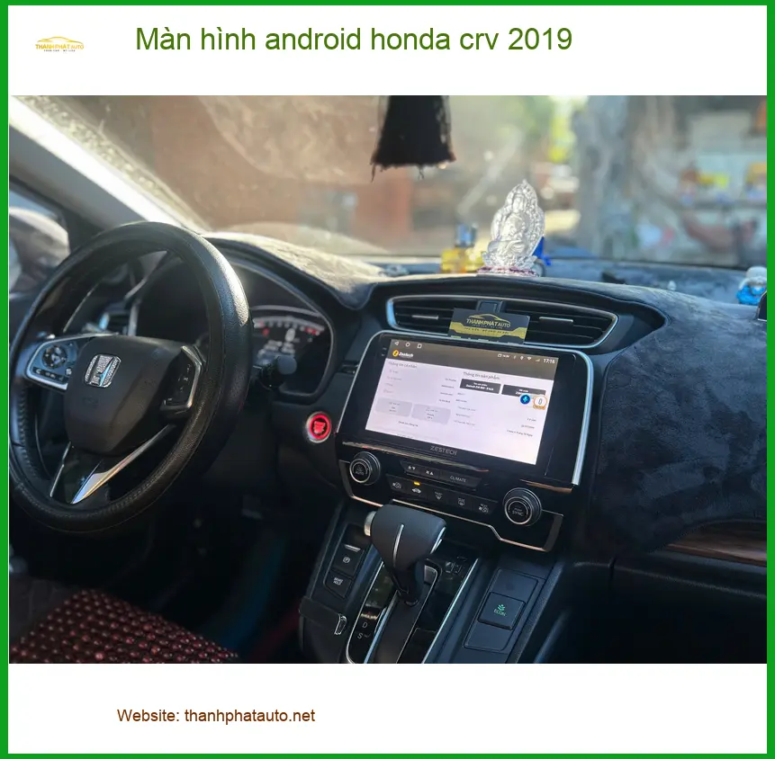 Anh Tấn lắp màn hình Android Honda CRV 2019 tại Cần Giờ, trải nghiệm lái xe nâng tầm