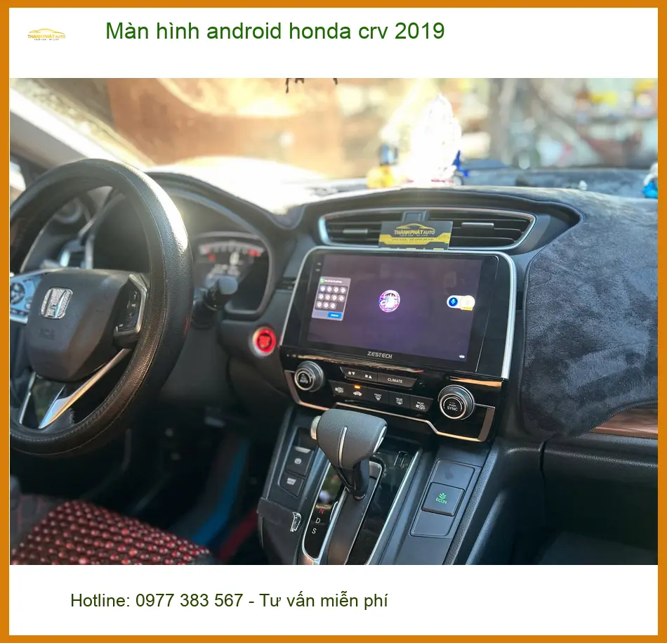 Anh Tấn lắp màn hình Android Honda CRV 2019 tại Cần Giờ, trải nghiệm lái xe nâng tầm ảnh thực tế 3