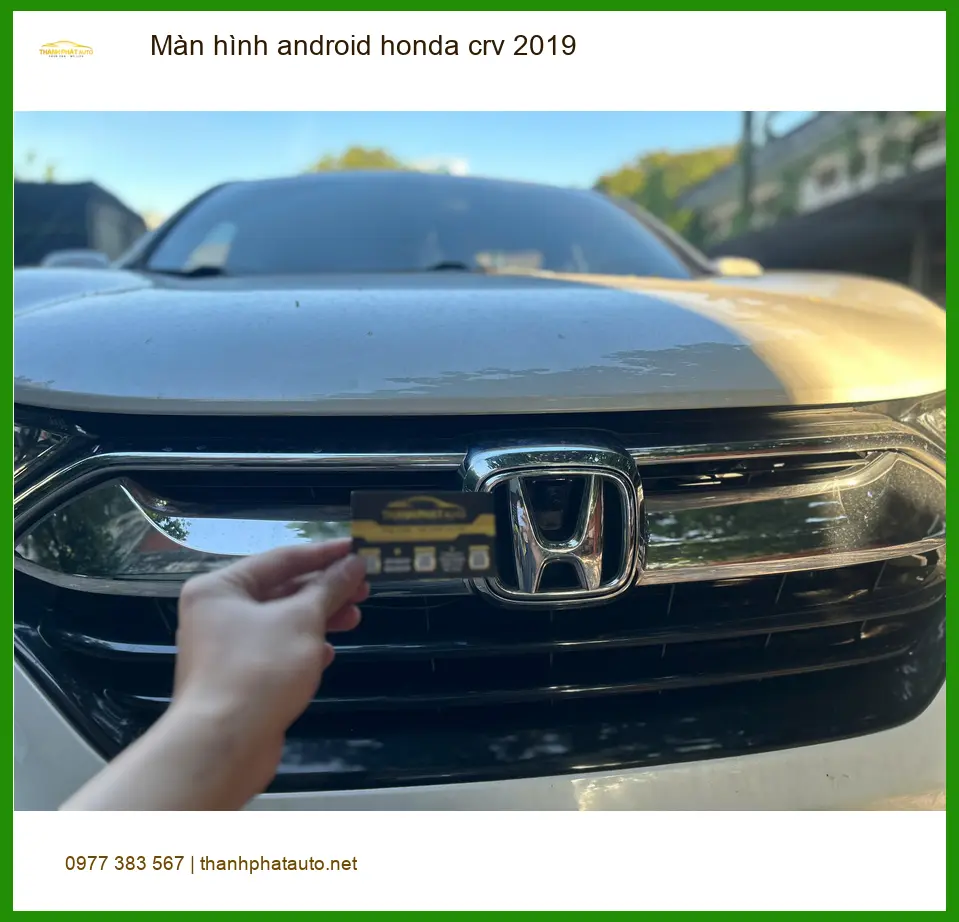 Anh Tấn lắp màn hình Android Honda CRV 2019 tại Cần Giờ, trải nghiệm lái xe nâng tầm ảnh thực tế 4