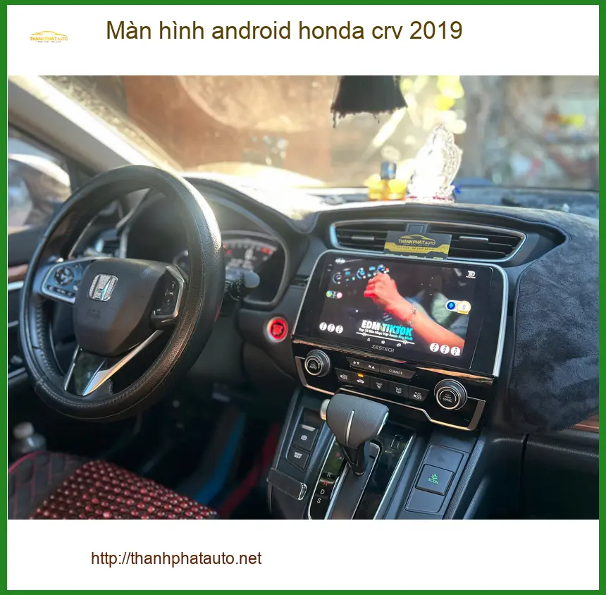 Anh Khôi lắp màn hình Android Honda CRV 2019 tại Quận 4 để nâng cấp giải trí ảnh thực tế 4