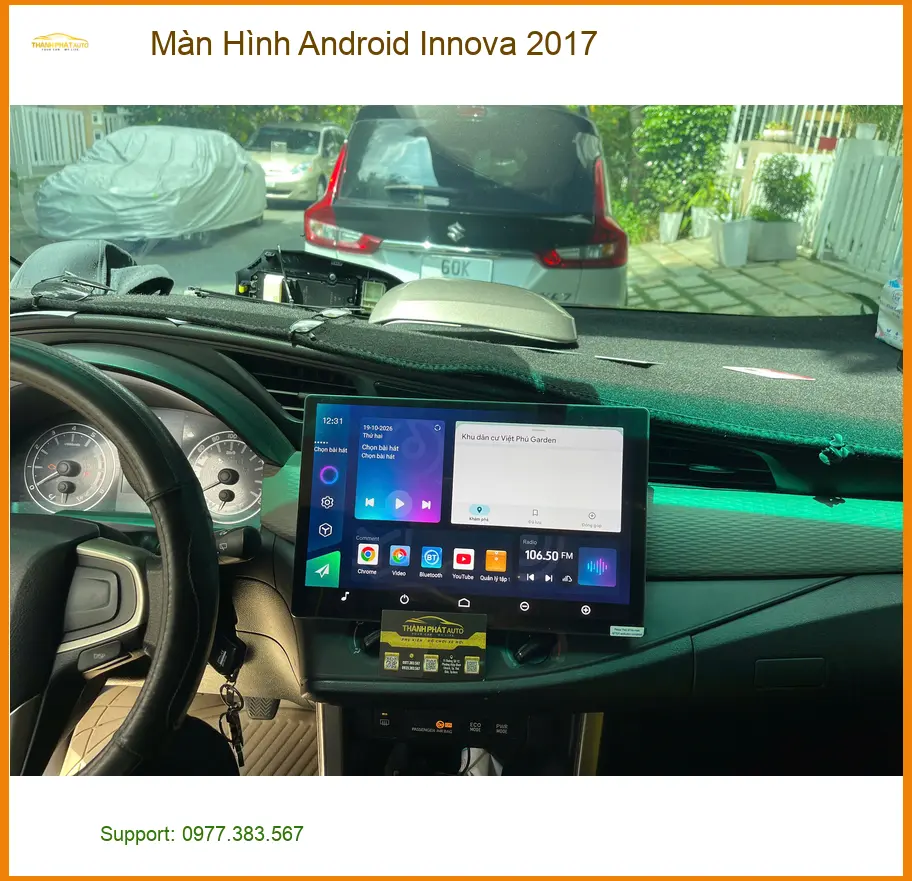 Anh Khải lắp Màn Hình Android cho Innova 2017 Quận 9 để tiện nghi hơn ảnh thực tế 3
