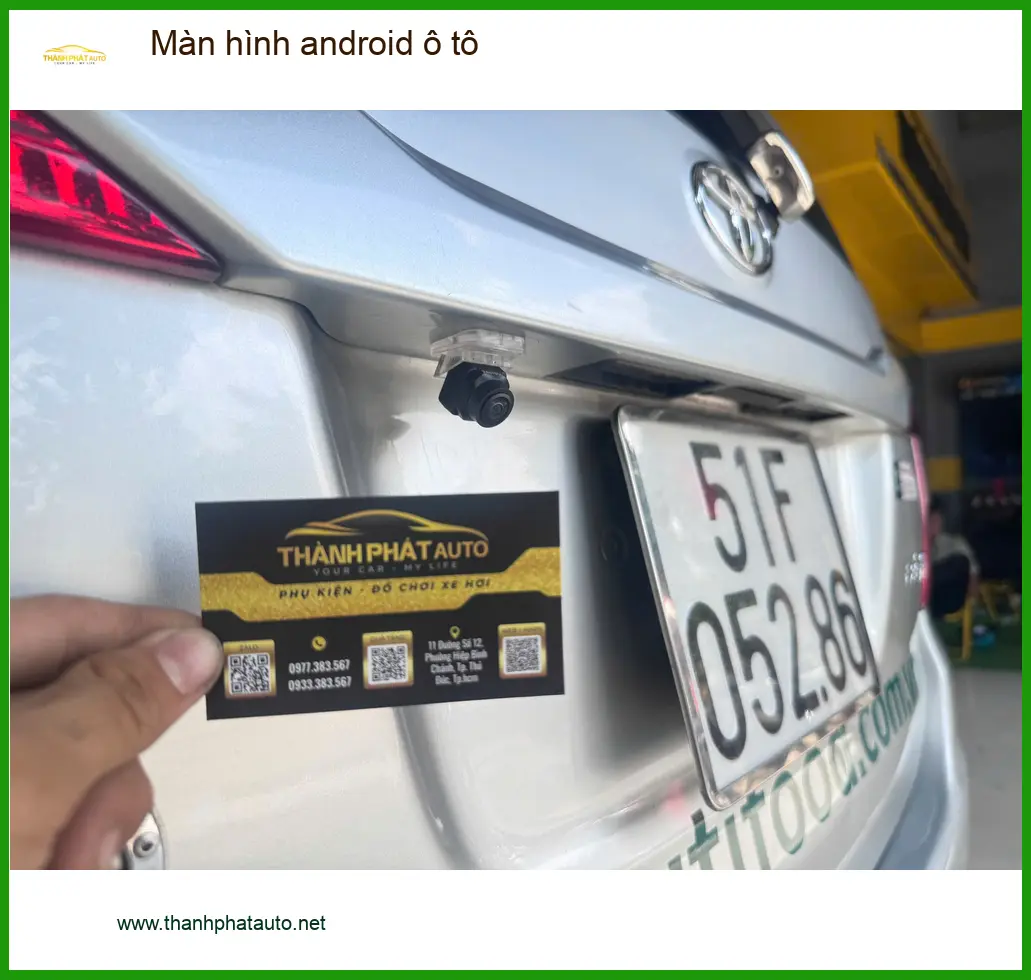 Anh Đạt lắp màn hình Android ô tô cho Hyundai Accent tại Quận Gò Vấp để xem bản đồ và giải trí ảnh thực tế 3