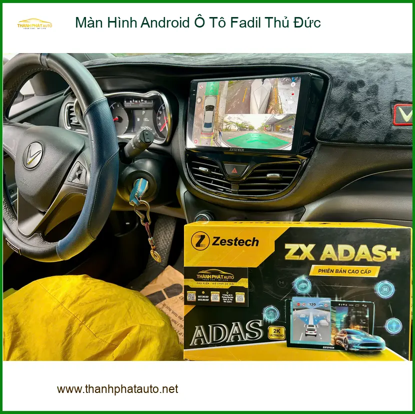 Anh Minh lắp Màn Hình Android Ô Tô Fadil tại Thủ Đức vì màn zin thiếu tính năng giải trí ảnh thực tế 2