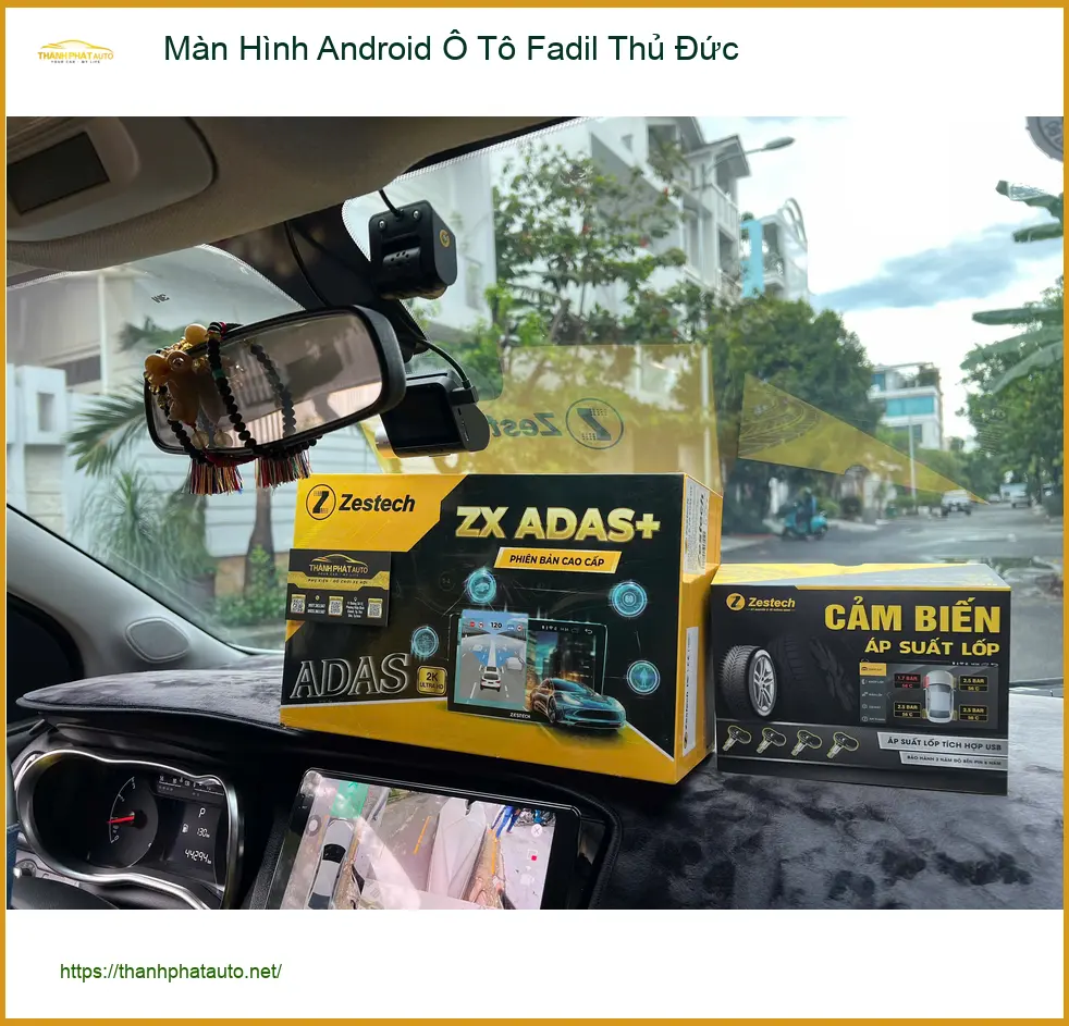 Anh Minh lắp Màn Hình Android Ô Tô Fadil tại Thủ Đức vì màn zin thiếu tính năng giải trí ảnh thực tế 3
