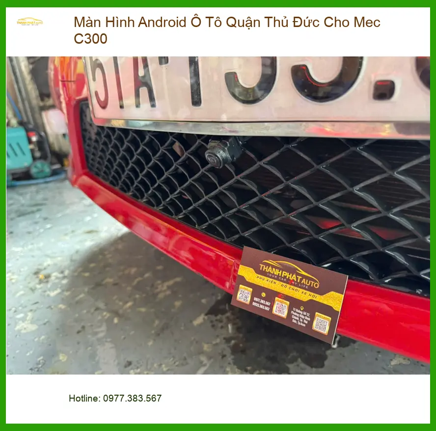 Anh Khang lắp màn hình Android ô tô Mec C300 ở Thủ Đức tiện dụng ảnh thực tế 3