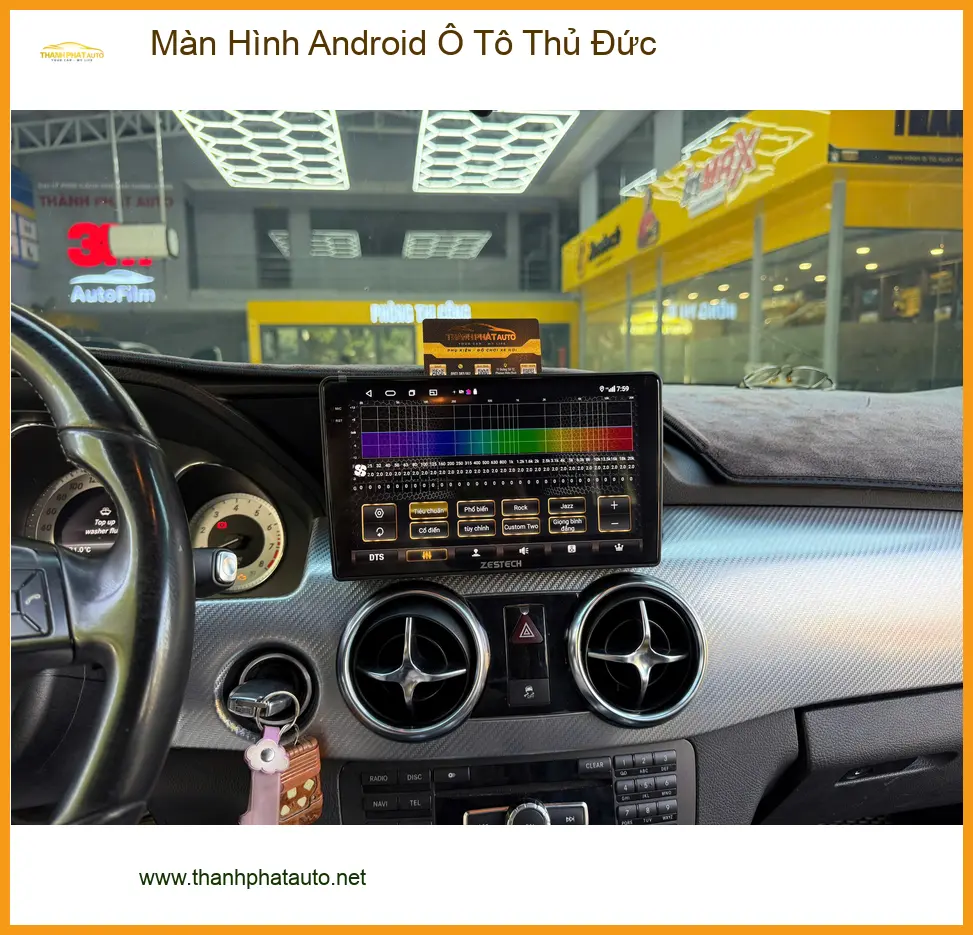 Anh Trường lắp màn hình Android ô tô cho Honda Civic ở Thủ Đức tiện đường ảnh thực tế 2