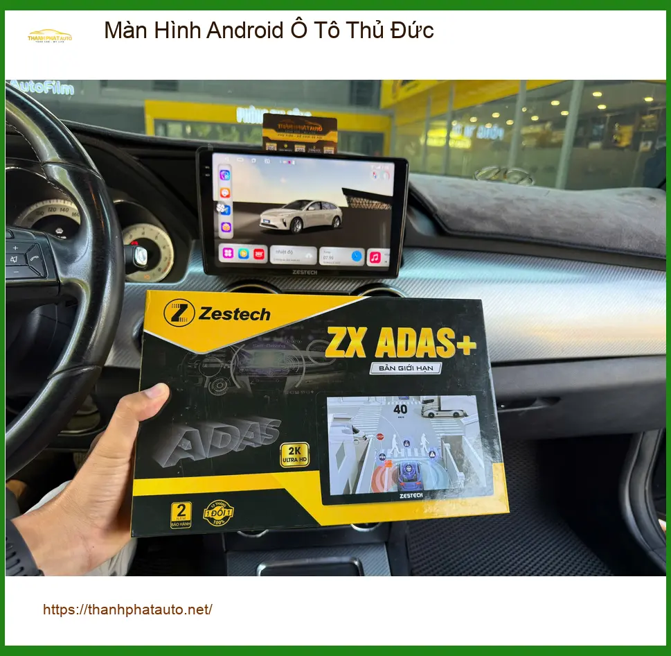 Anh Trường lắp màn hình Android ô tô cho Honda Civic ở Thủ Đức tiện đường ảnh thực tế 4