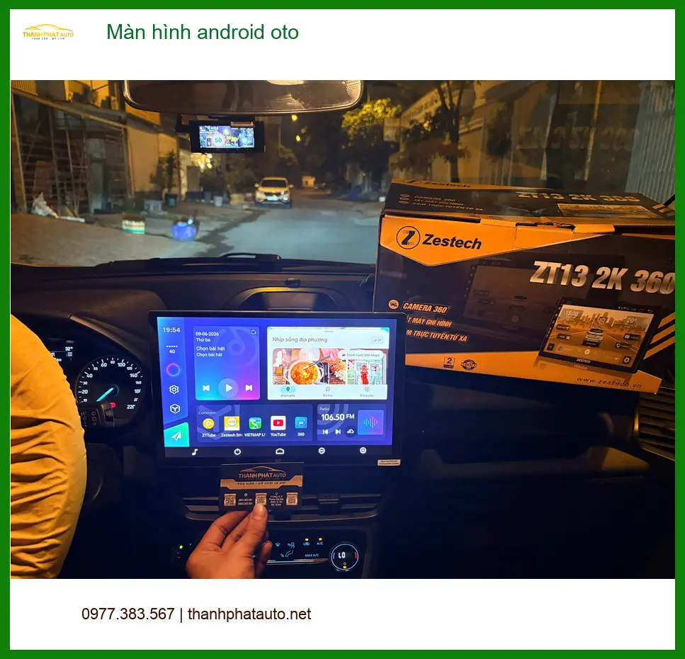 Anh Duy lắp màn hình android ô tô Hyundai Accent tại Quận 8 để nâng cấp trải nghiệm ảnh thực tế 3