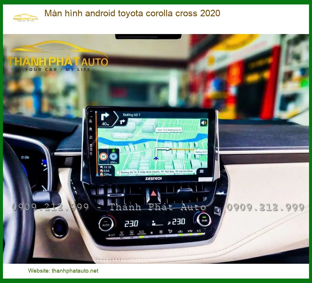 Màn Hình Android Toyota Corolla Cross 2020 - Địa Chỉ Lắp Đặt Uy Tín TPHCM