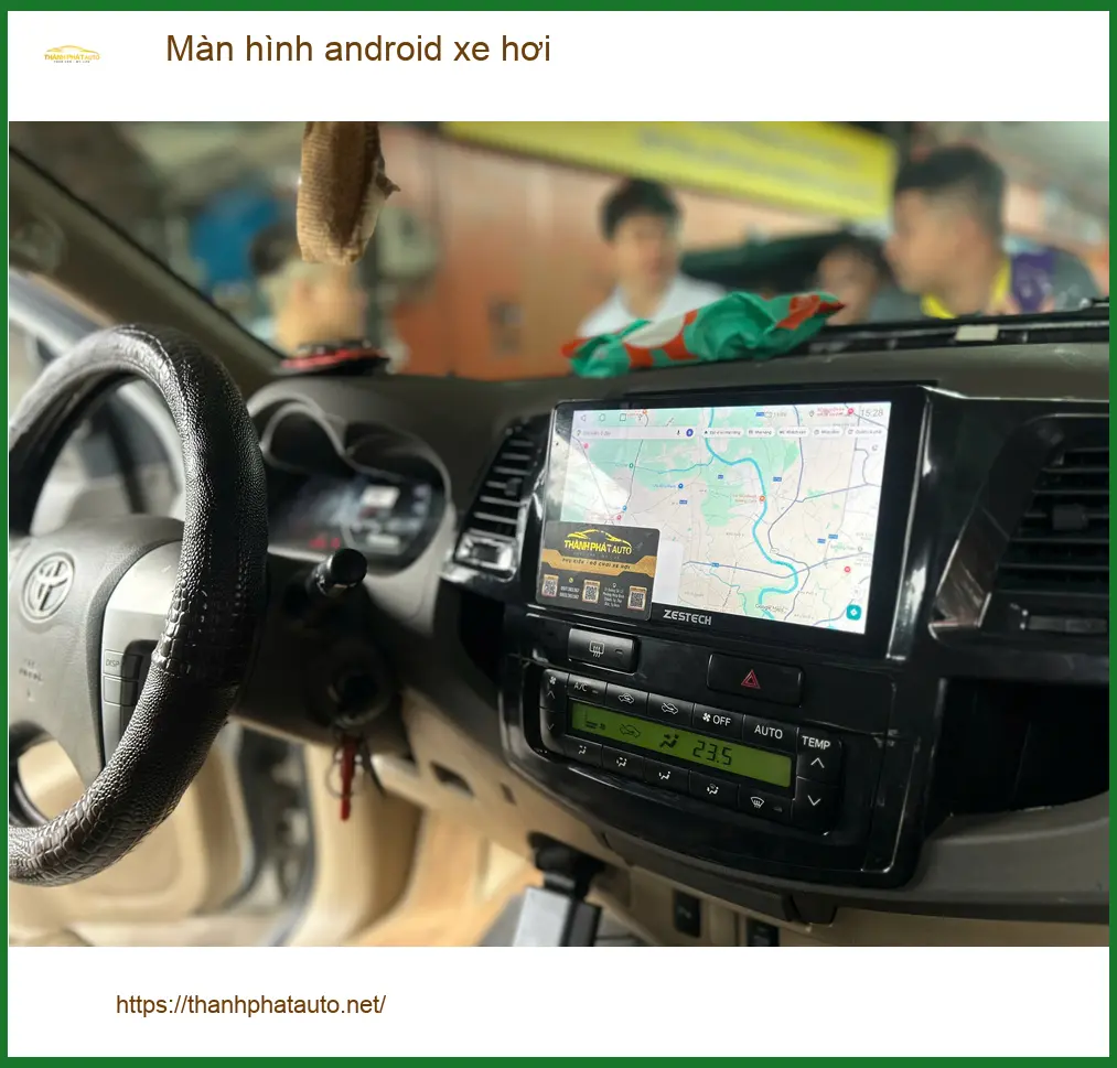 Anh Tài lắp màn hình Android xe hơi cho Honda City tại Phú Nhuận