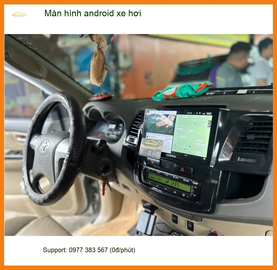 Anh Tài lắp màn hình Android xe hơi cho Honda City tại Phú Nhuận ảnh thực tế 3