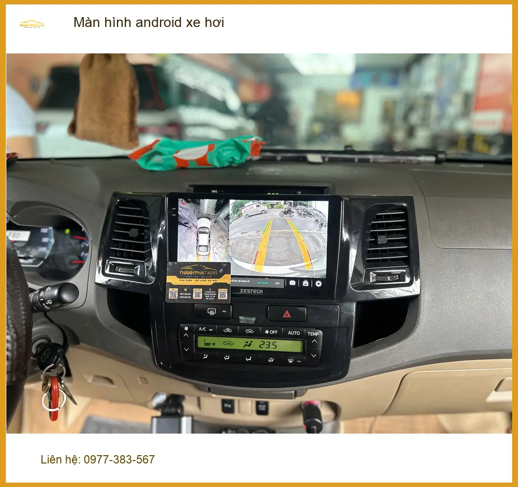 Anh Tài lắp màn hình Android xe hơi cho Honda City tại Phú Nhuận ảnh thực tế 4