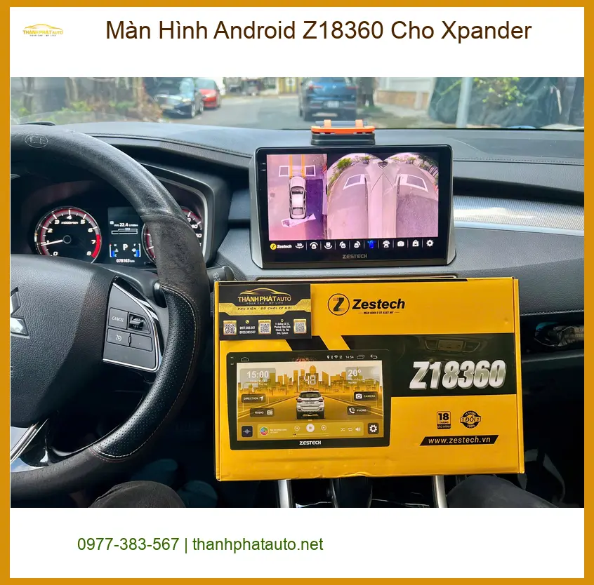Anh Vĩnh lắp Màn Hình Android Z18360 Cho Xpander tại Quận Thủ Đức để nâng tầm giải trí