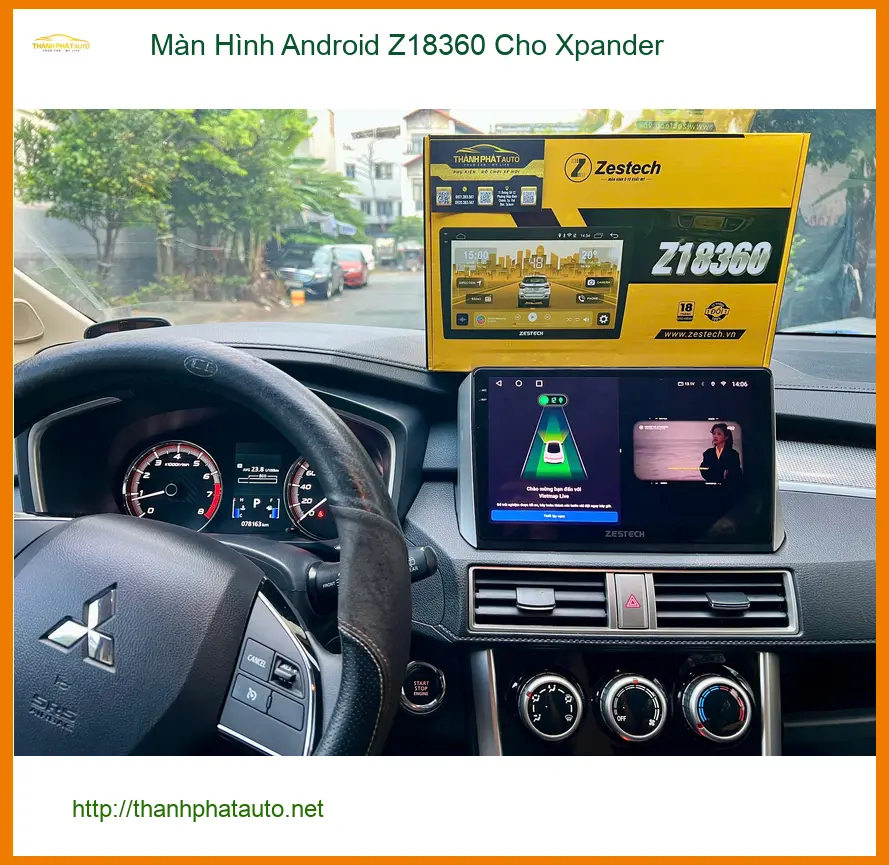 Anh Vĩnh lắp Màn Hình Android Z18360 Cho Xpander tại Quận Thủ Đức để nâng tầm giải trí ảnh thực tế 3