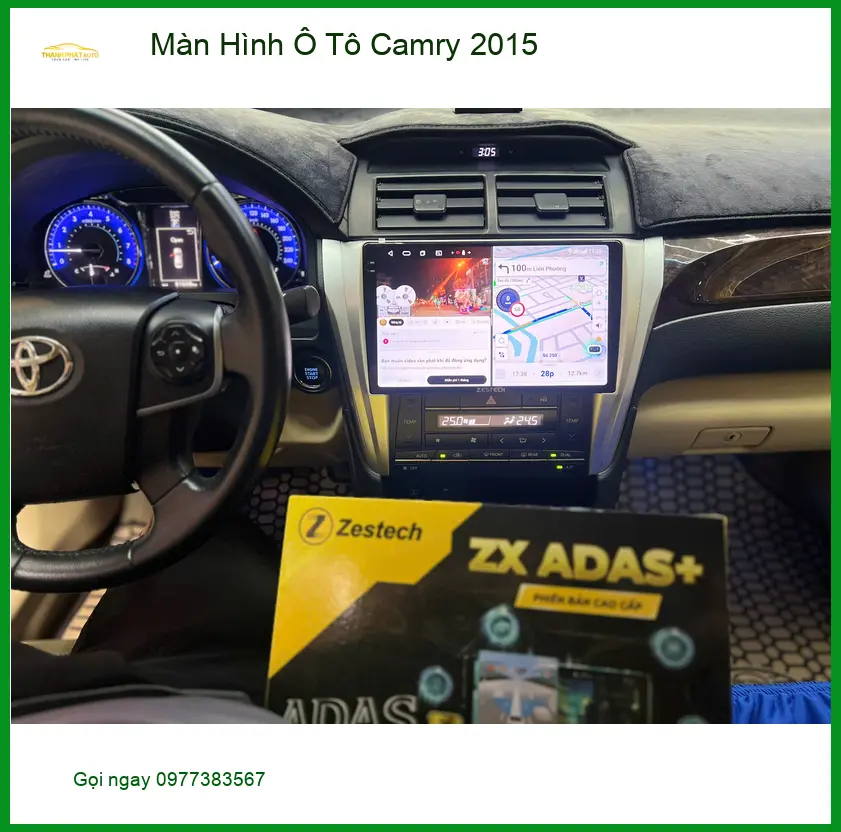 Anh Thắng nâng cấp Màn Hình Ô Tô Camry 2015 tại Quận 9 để nâng tầm tiện ích