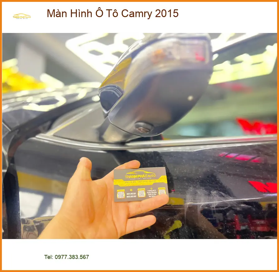 Anh Thắng nâng cấp Màn Hình Ô Tô Camry 2015 tại Quận 9 để nâng tầm tiện ích ảnh thực tế 3