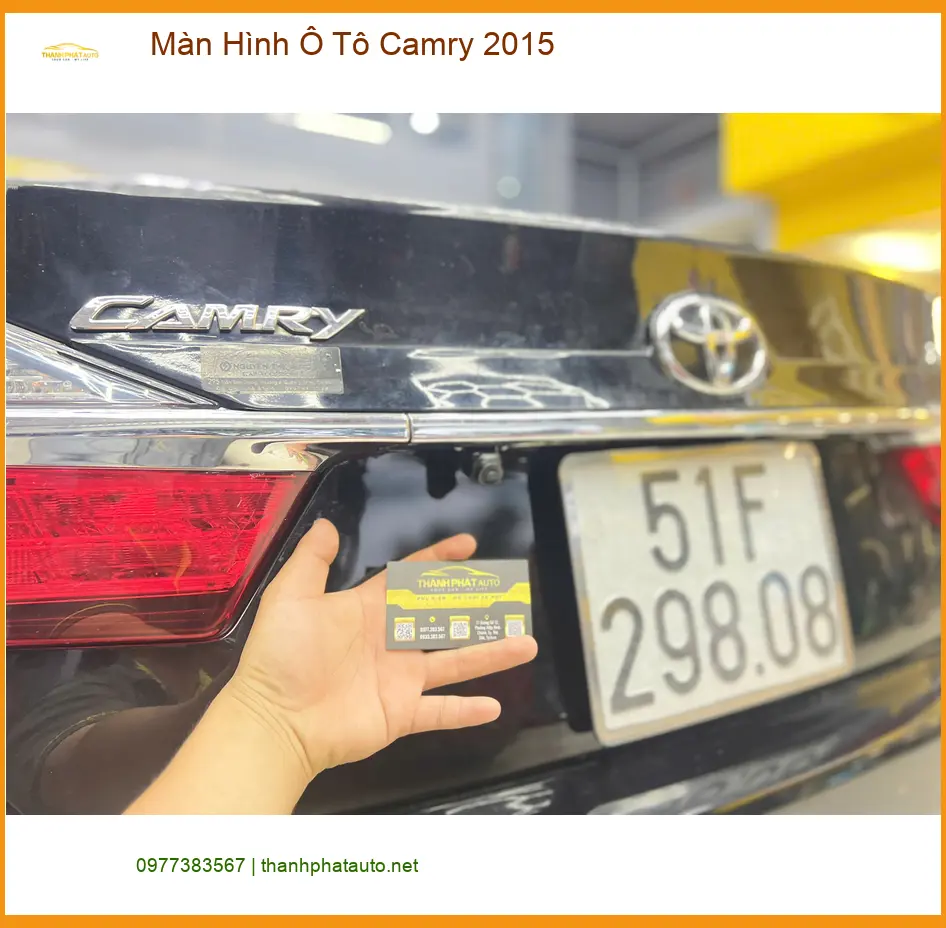 Anh Thắng nâng cấp Màn Hình Ô Tô Camry 2015 tại Quận 9 để nâng tầm tiện ích ảnh thực tế 5