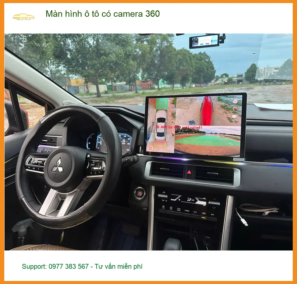 Chị Hoa lắp Màn hình ô tô có camera 360 cho Honda HR-V tại Quận Tân Bình ảnh thực tế 4
