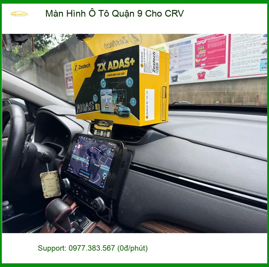 Anh Lâm nâng cấp màn hình ô tô chính hãng cho CRV tại Quận 9 để trải nghiệm lái mượt mà hơn ảnh thực tế 5
