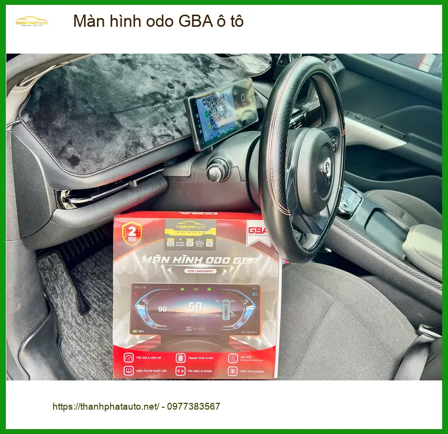 Cô Tuyết lắp Màn hình odo GBA ô tô Toyota Raize ở Củ Chi ảnh thực tế 2