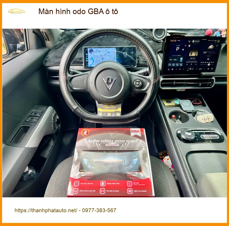 Cô Tuyết lắp Màn hình odo GBA ô tô Toyota Raize ở Củ Chi ảnh thực tế 3