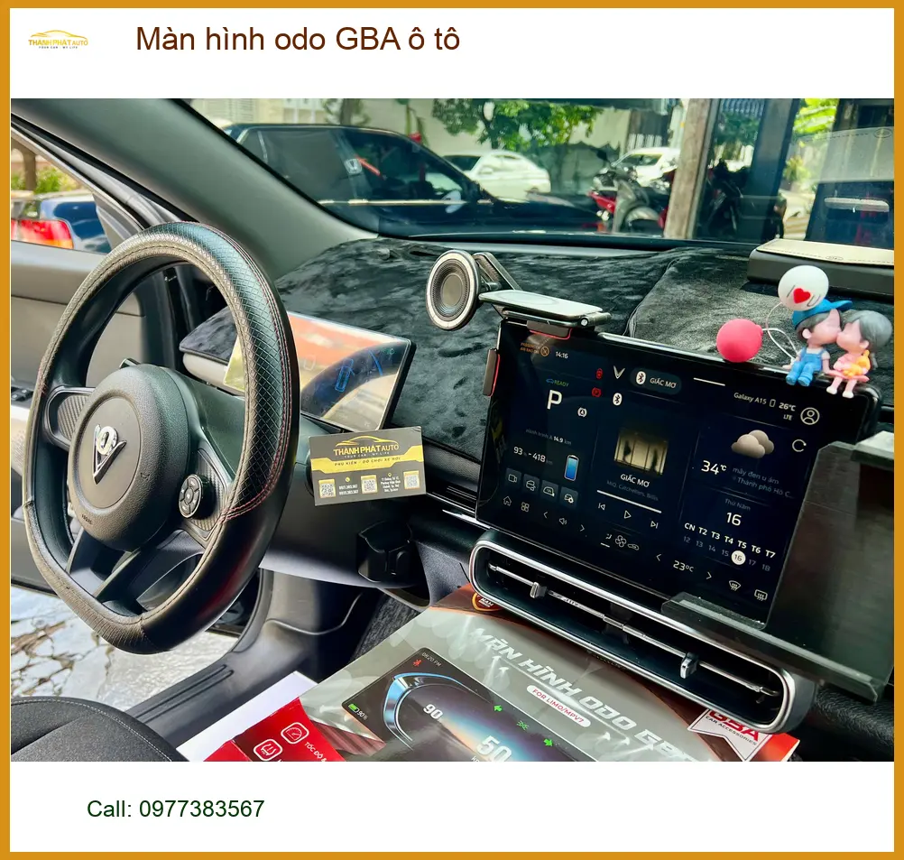 Cô Tuyết lắp Màn hình odo GBA ô tô Toyota Raize ở Củ Chi ảnh thực tế 4