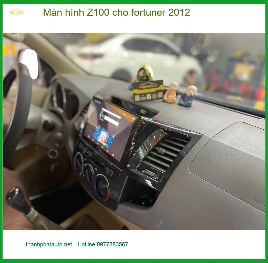 Anh Khang lắp màn hình Z100 cho Fortuner 2012 tại Quận 1, nâng cấp trải nghiệm ảnh thực tế 5