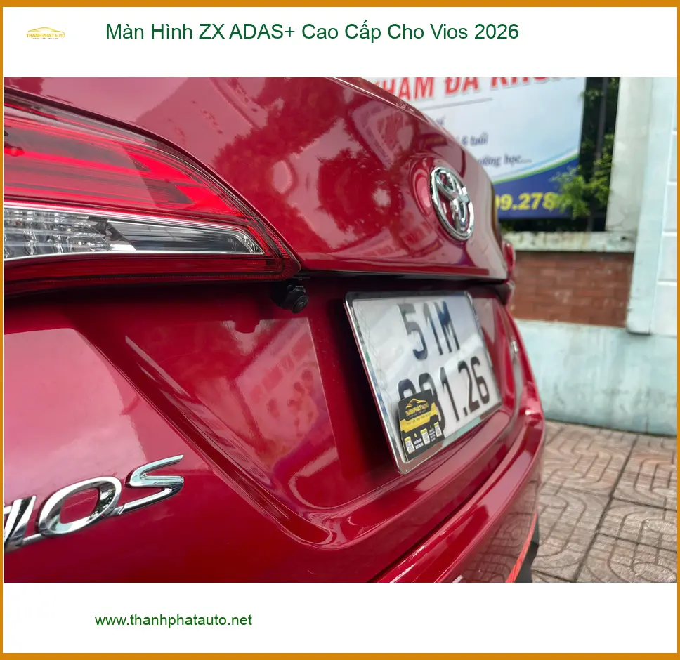 Anh Nam lắp Màn Hình ZX ADAS+ Cao Cấp Cho Vios 2026 tại Quận 9 để xem bản đồ ảnh thực tế 3